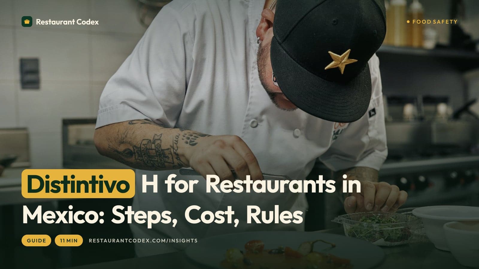 Distintivo H for Restaurants in Mexico: Steps, Cost, Rules