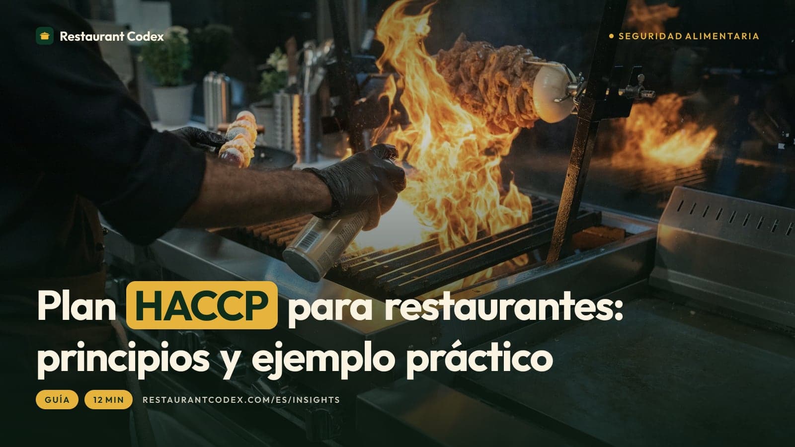 Plan HACCP para restaurantes: principios y ejemplo práctico
