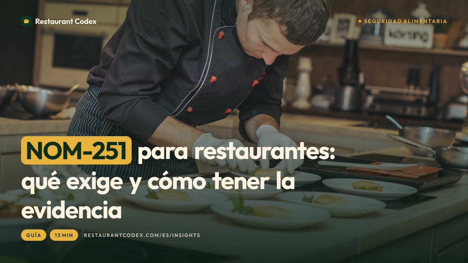 NOM-251 para restaurantes: qué exige y cómo tener la evidencia