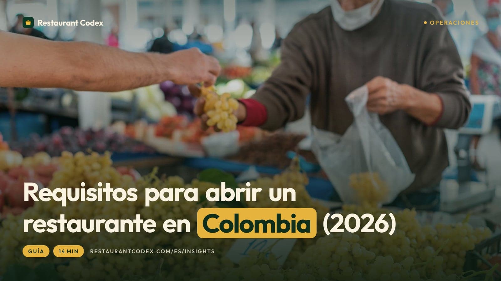 Requisitos para abrir un restaurante en Colombia (2026)