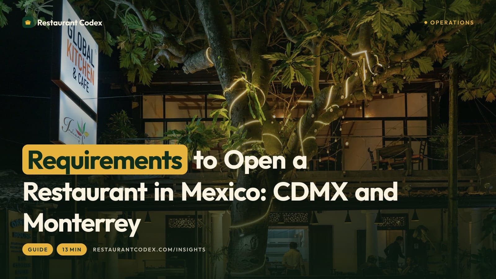 Requirements to Open a Restaurant in Mexico: CDMX and Monterrey