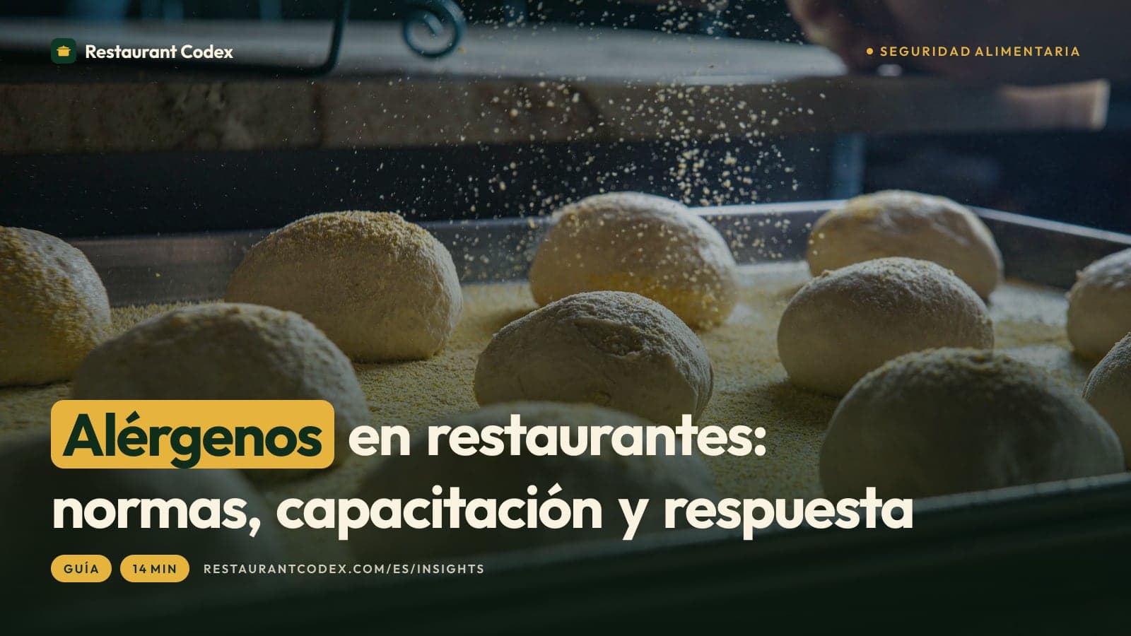 Alérgenos en restaurantes: normas, capacitación y respuesta