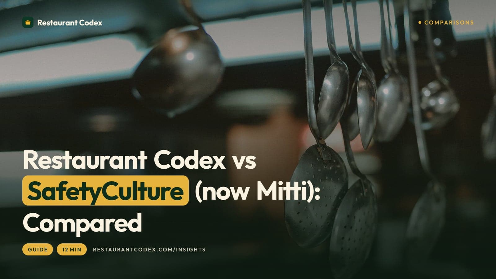 Restaurant Codex vs SafetyCulture (now Mitti): Compared