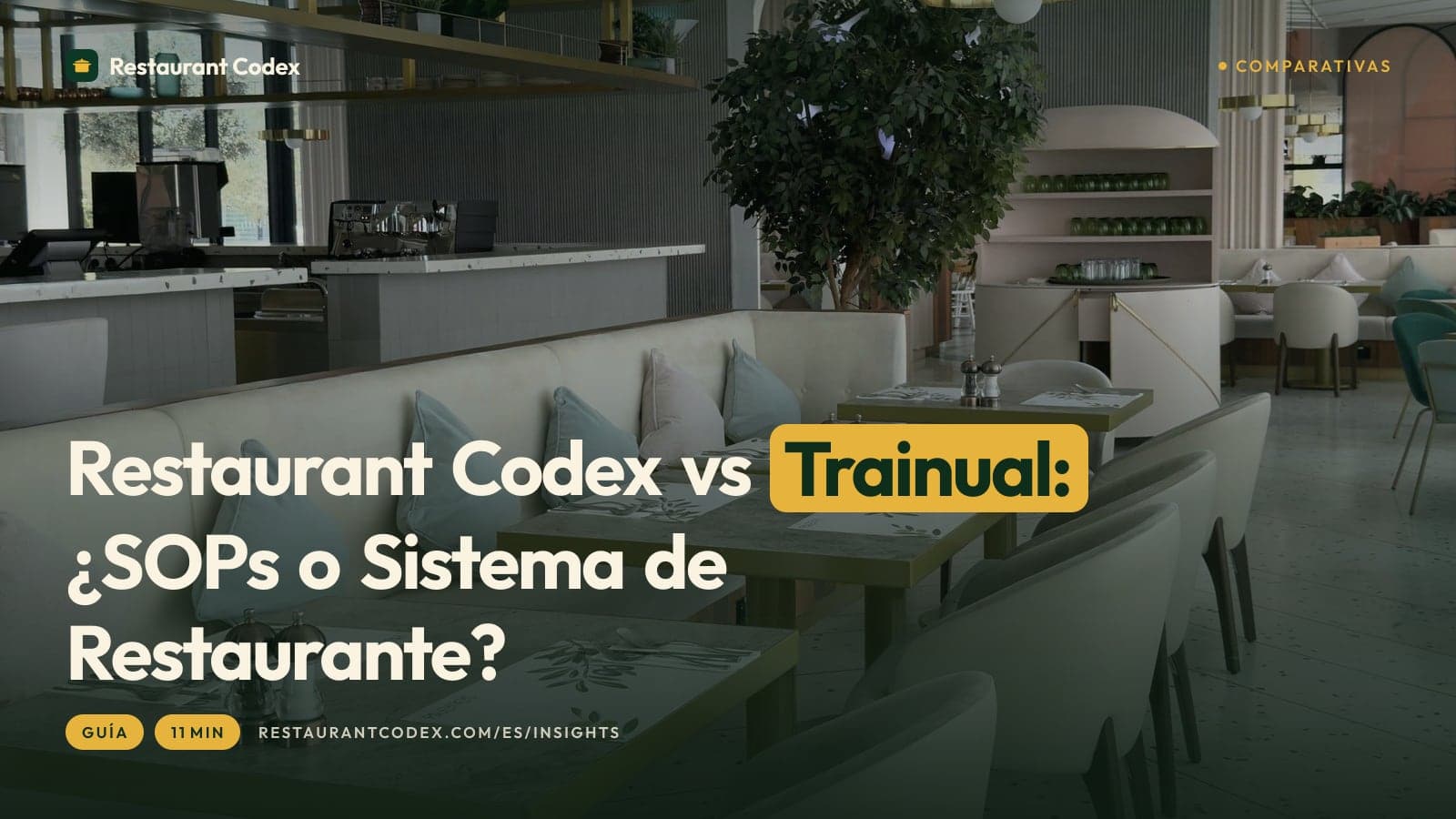 Restaurant Codex vs Trainual: ¿SOPs o Sistema de Restaurante?