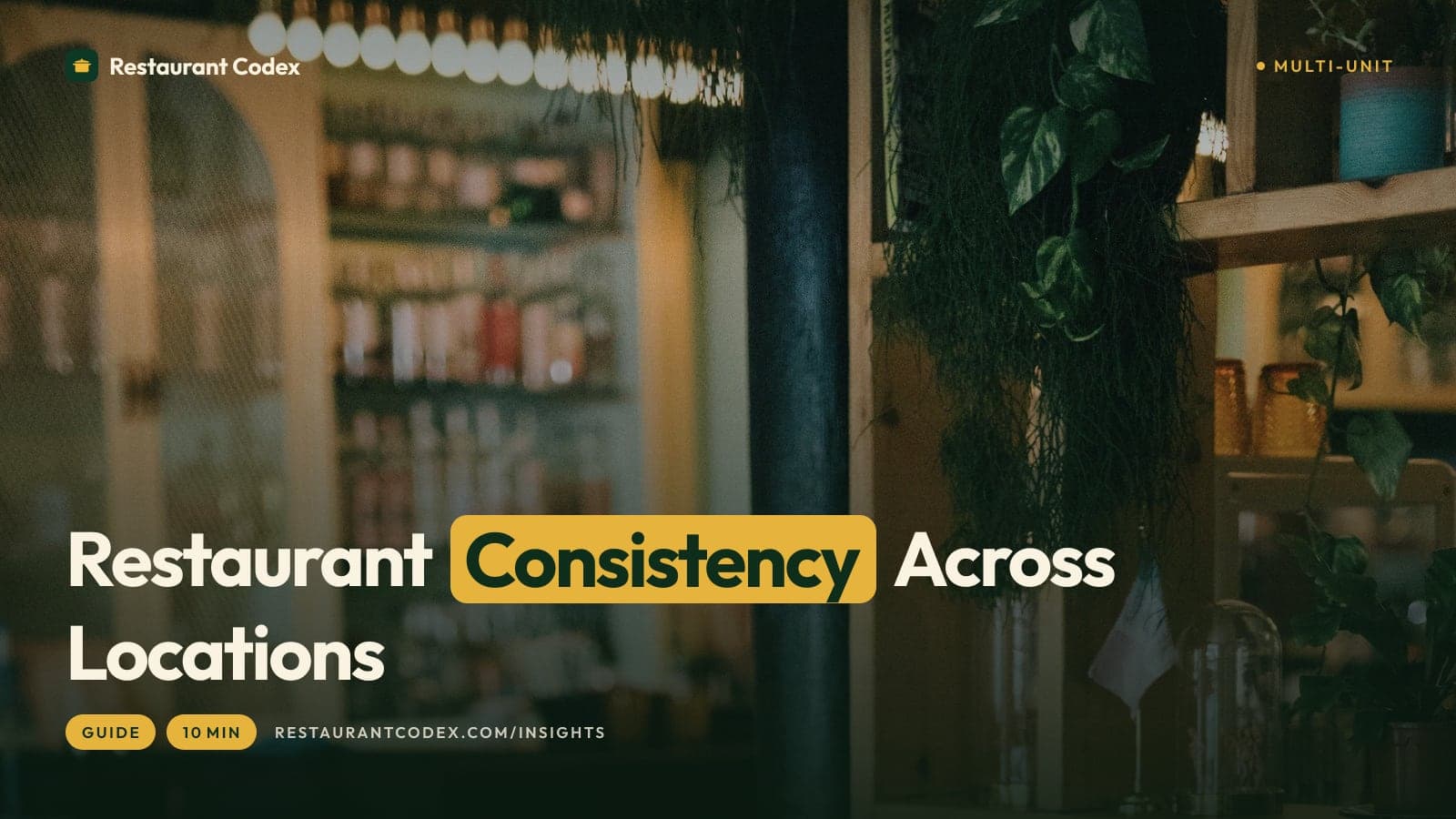Restaurant Consistency Across Locations