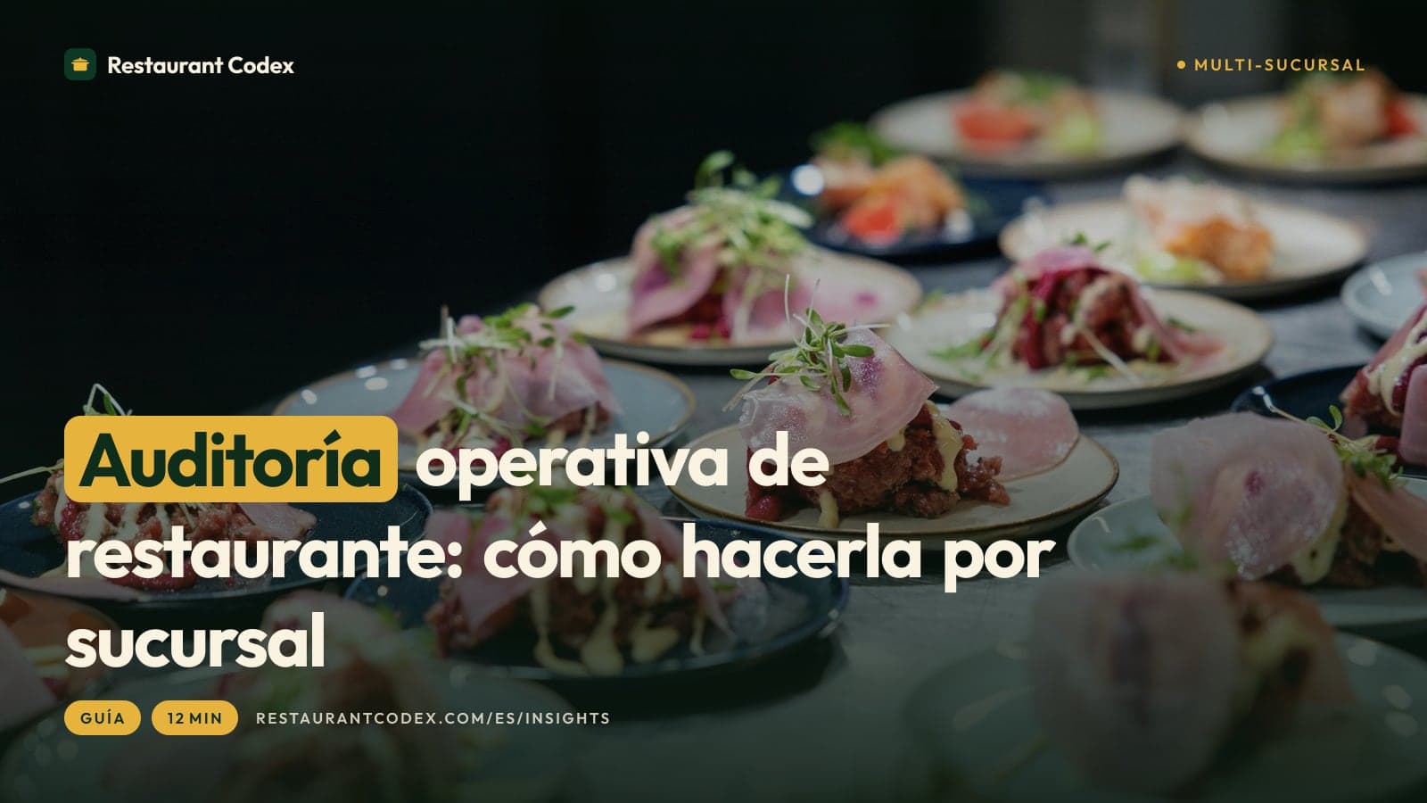 Auditoría operativa de restaurante: cómo hacerla por sucursal