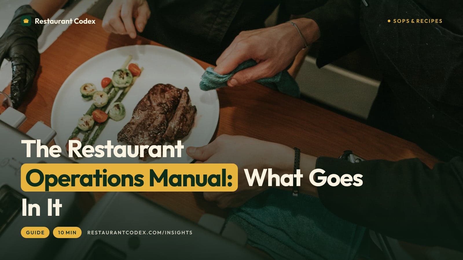 The Restaurant Operations Manual: What Goes In It