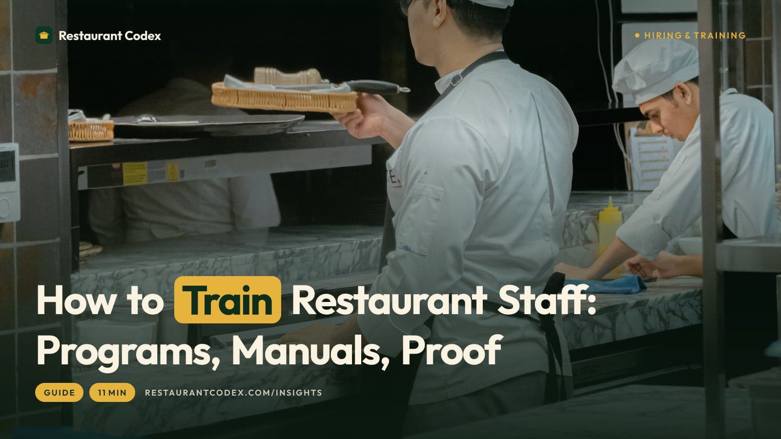 How to Train Restaurant Staff: Programs, Manuals, Proof