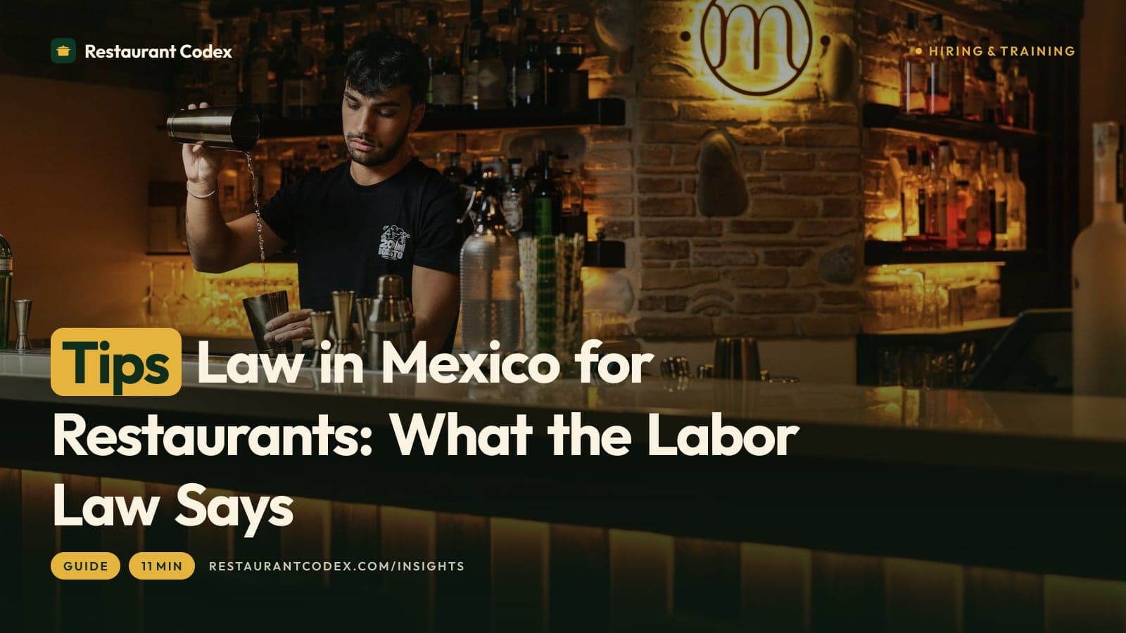 Tips Law in Mexico for Restaurants: What the Labor Law Says