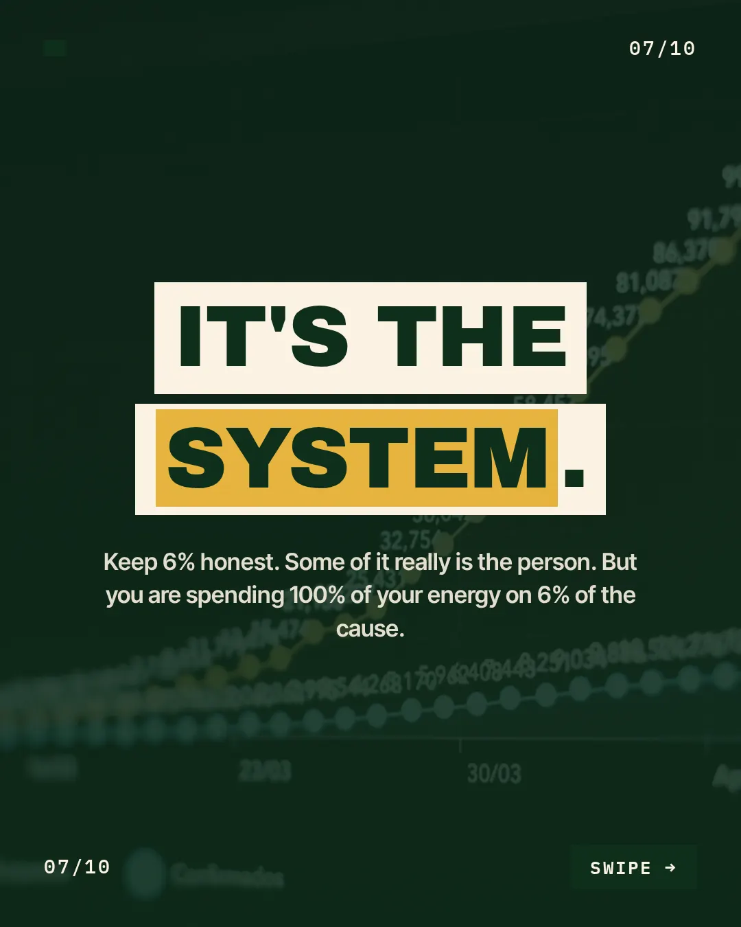 It's the system.