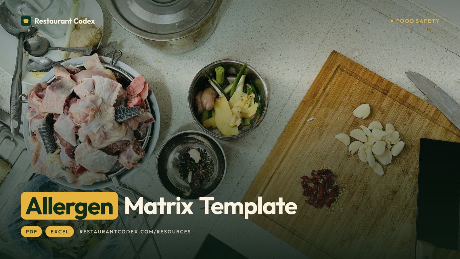 Allergen Matrix Template