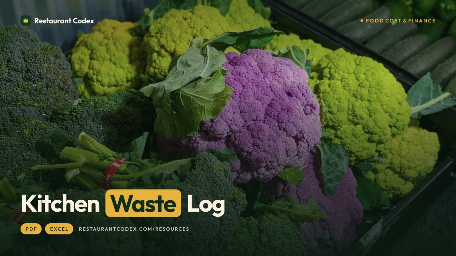 Kitchen Waste Log