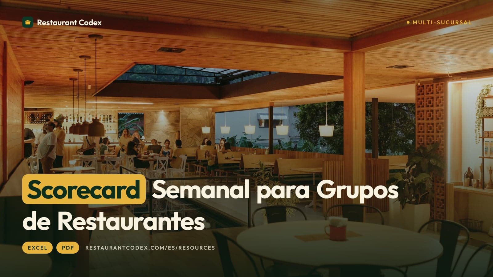 Scorecard Semanal para Grupos de Restaurantes