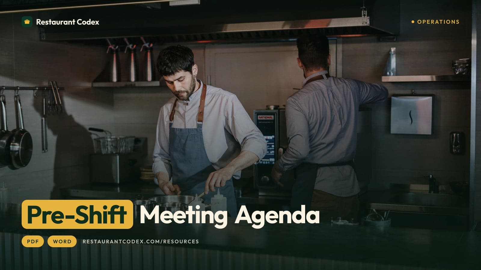 Pre-Shift Meeting Agenda