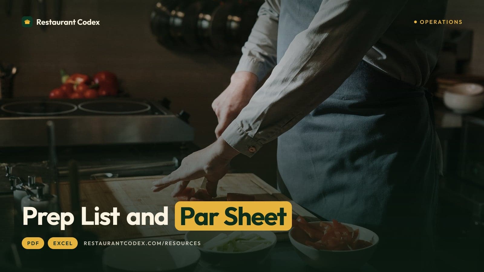 Prep List and Par Sheet