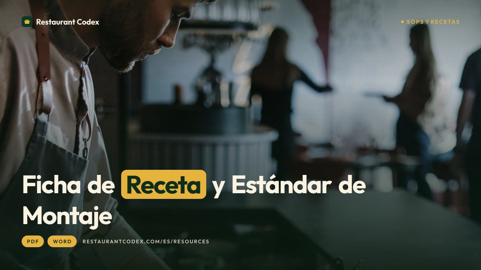 Ficha de Receta y Estándar de Montaje