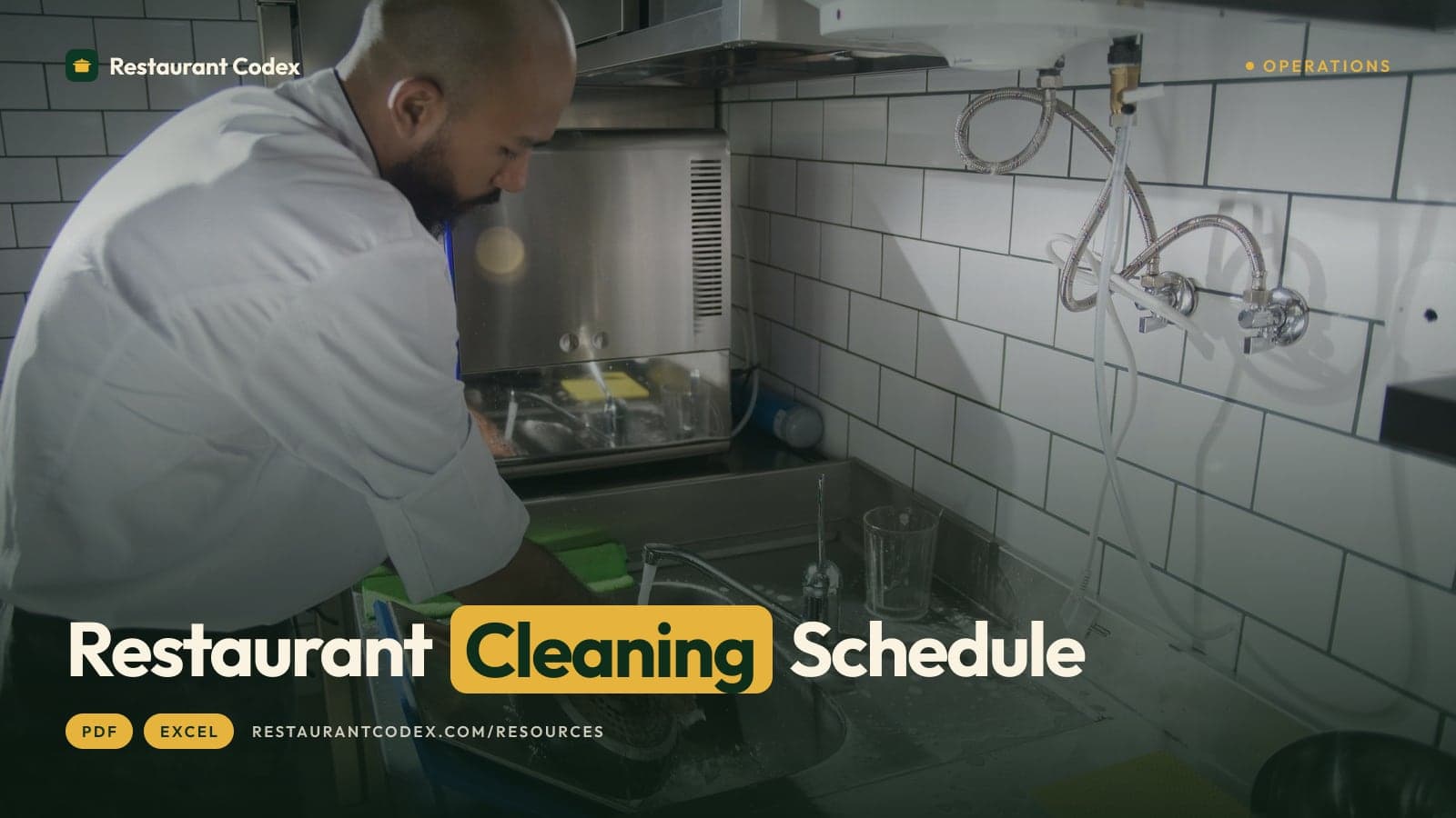 Restaurant Cleaning Schedule