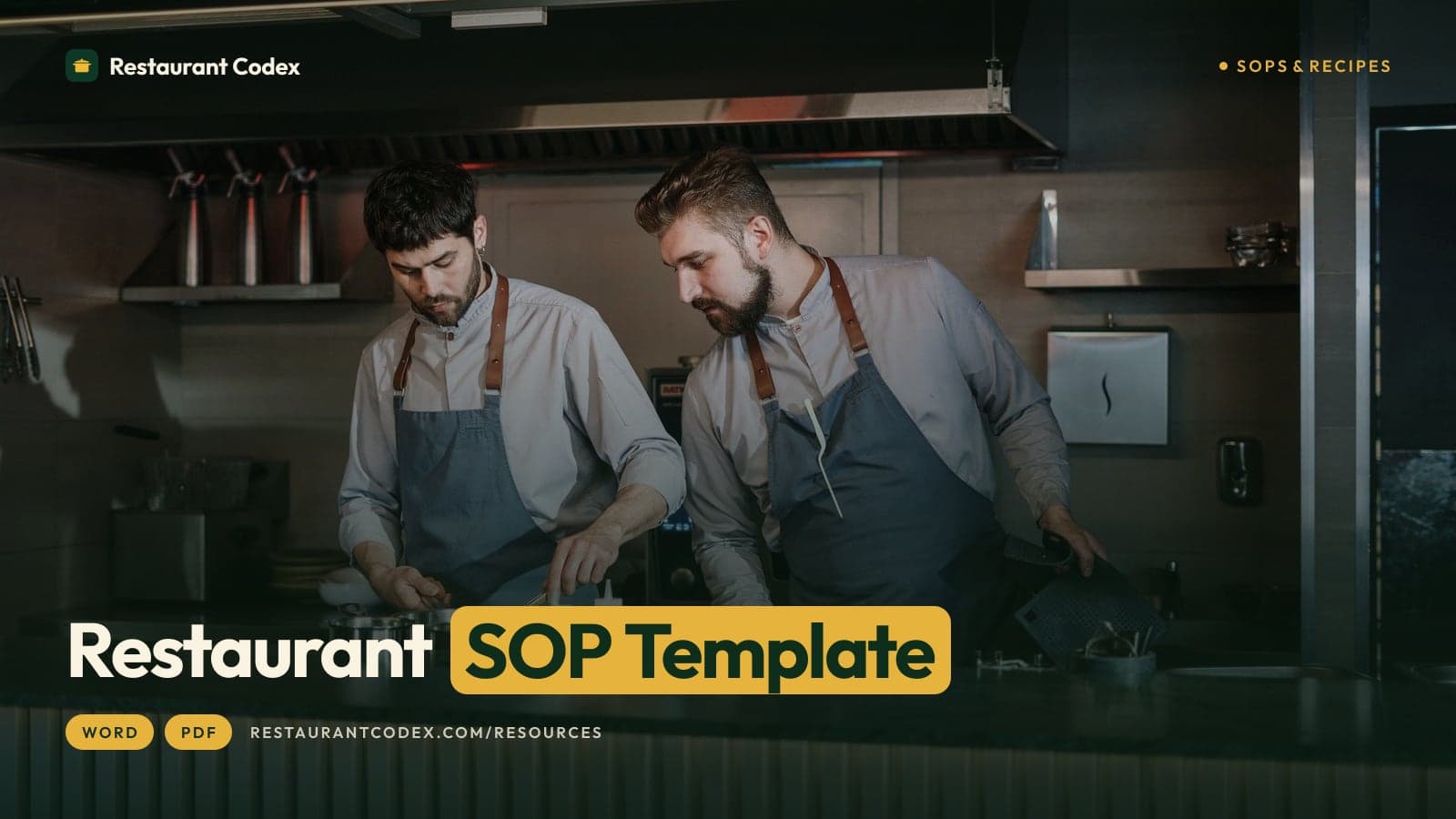 Restaurant SOP Template